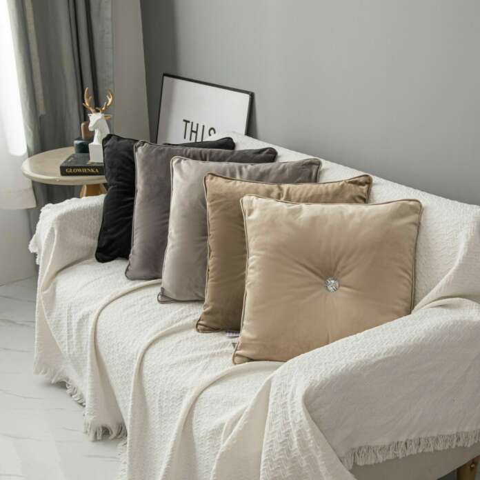 velvet cushion covers UK 