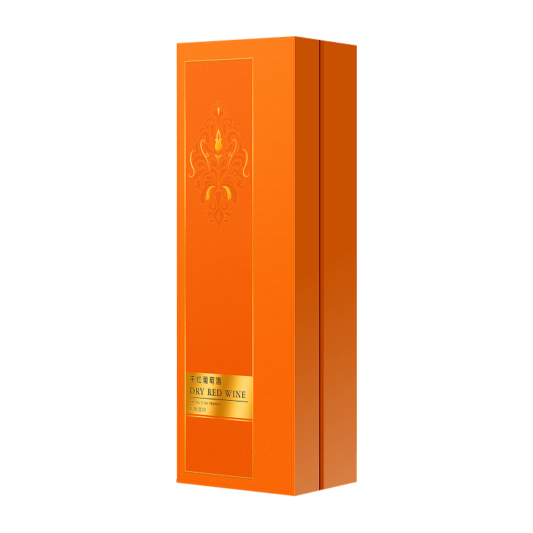 Attractive and luxury orange wine box