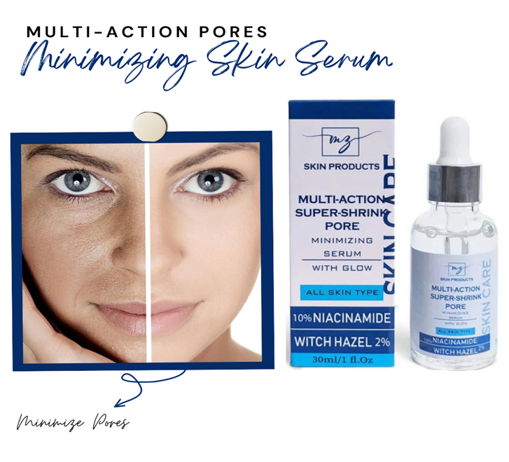 Say Goodbye to Pore Problems with MZ Multi-Action Super-Shrink Pore Minimizing Face Serum