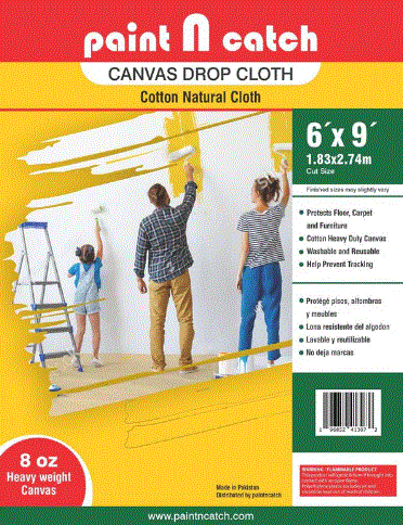 Protective and Professional: Unleash Your Creativity with Painter’s Drop Cloths